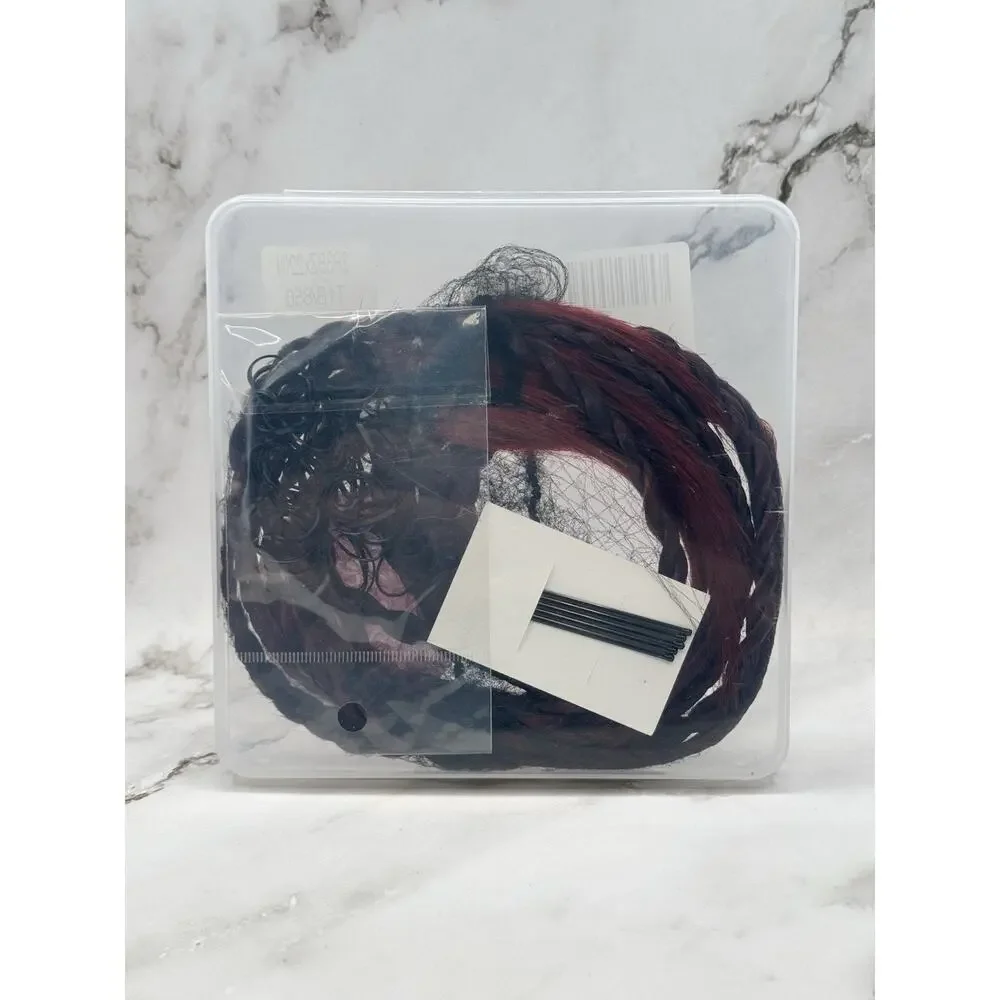 REECHO Clip Hair Extensions SEALED Burgundy Red-SHIPS FREE
